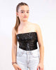 Top à sequins noir – sparkle & classy