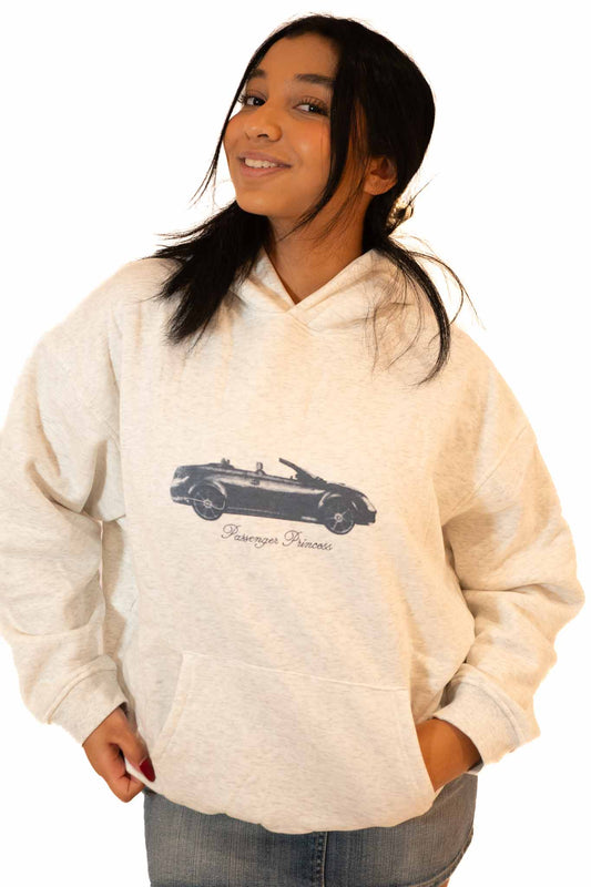 hoodie basique gris car - Mode femme - SHEY Boutique Langon