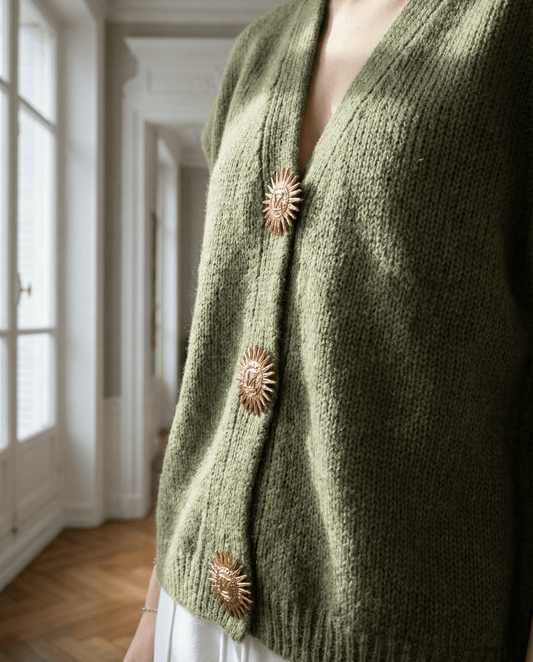 Pull léna vert - Mode femme - SHEY Boutique Langon