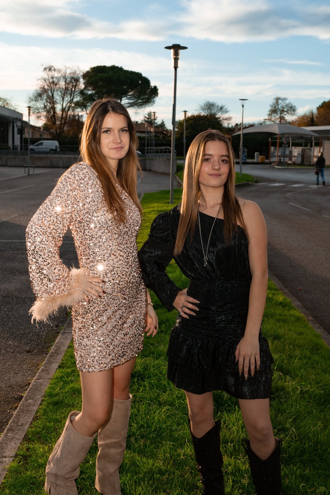 Robe a sequins Or - Mode femme - SHEY Boutique Langon