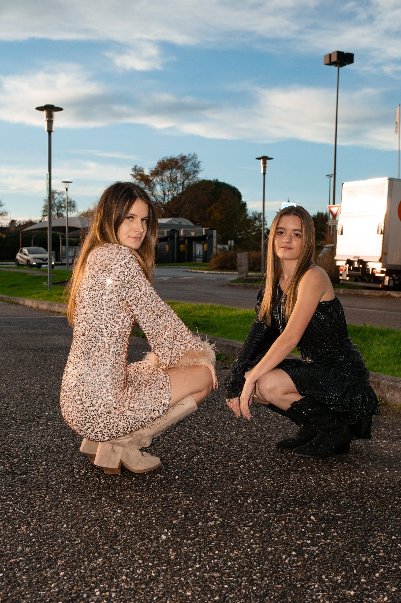 Robe a sequins Or - Mode femme - SHEY Boutique Langon